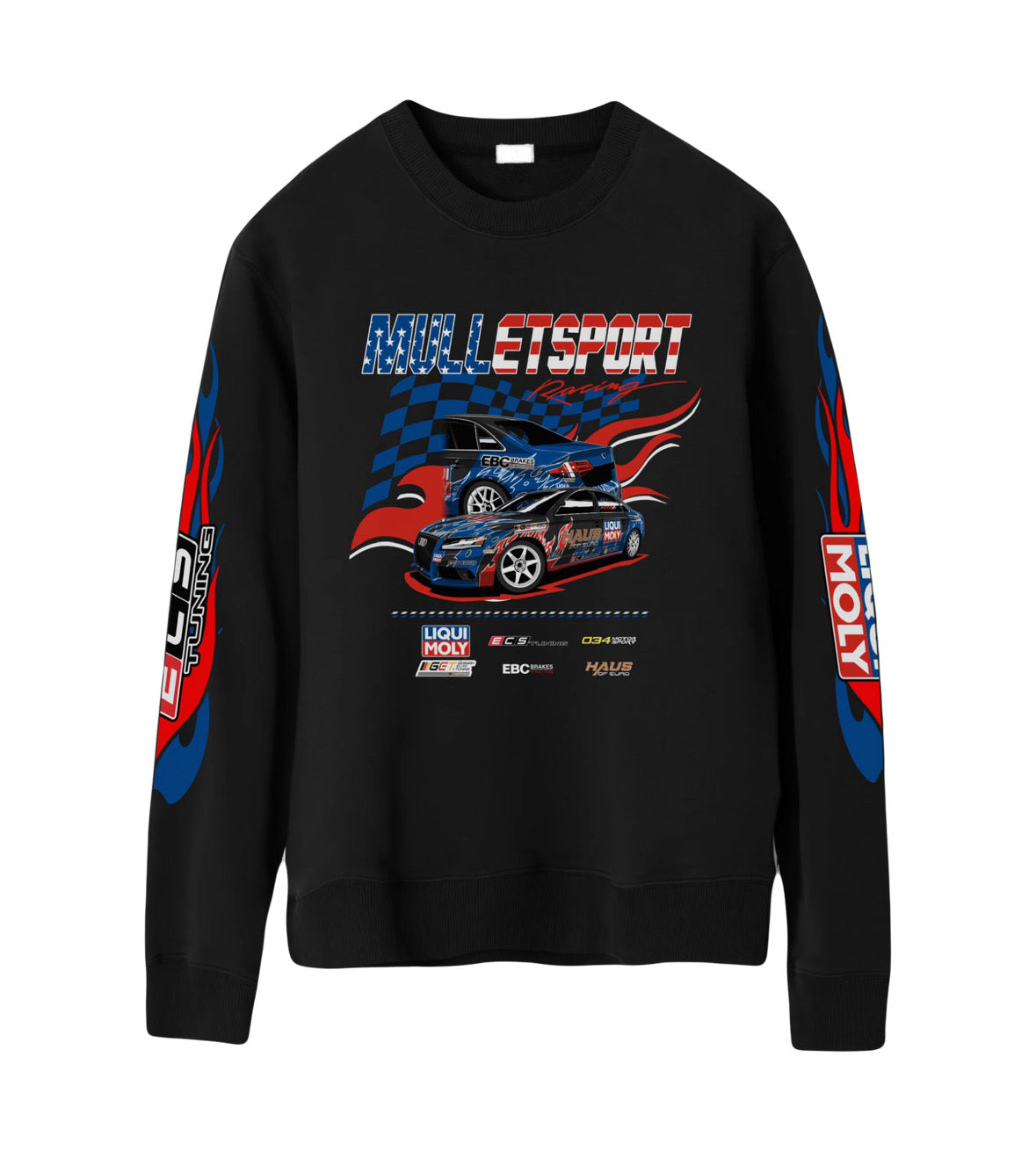 Mulletsport USA Flame Sweatshirt