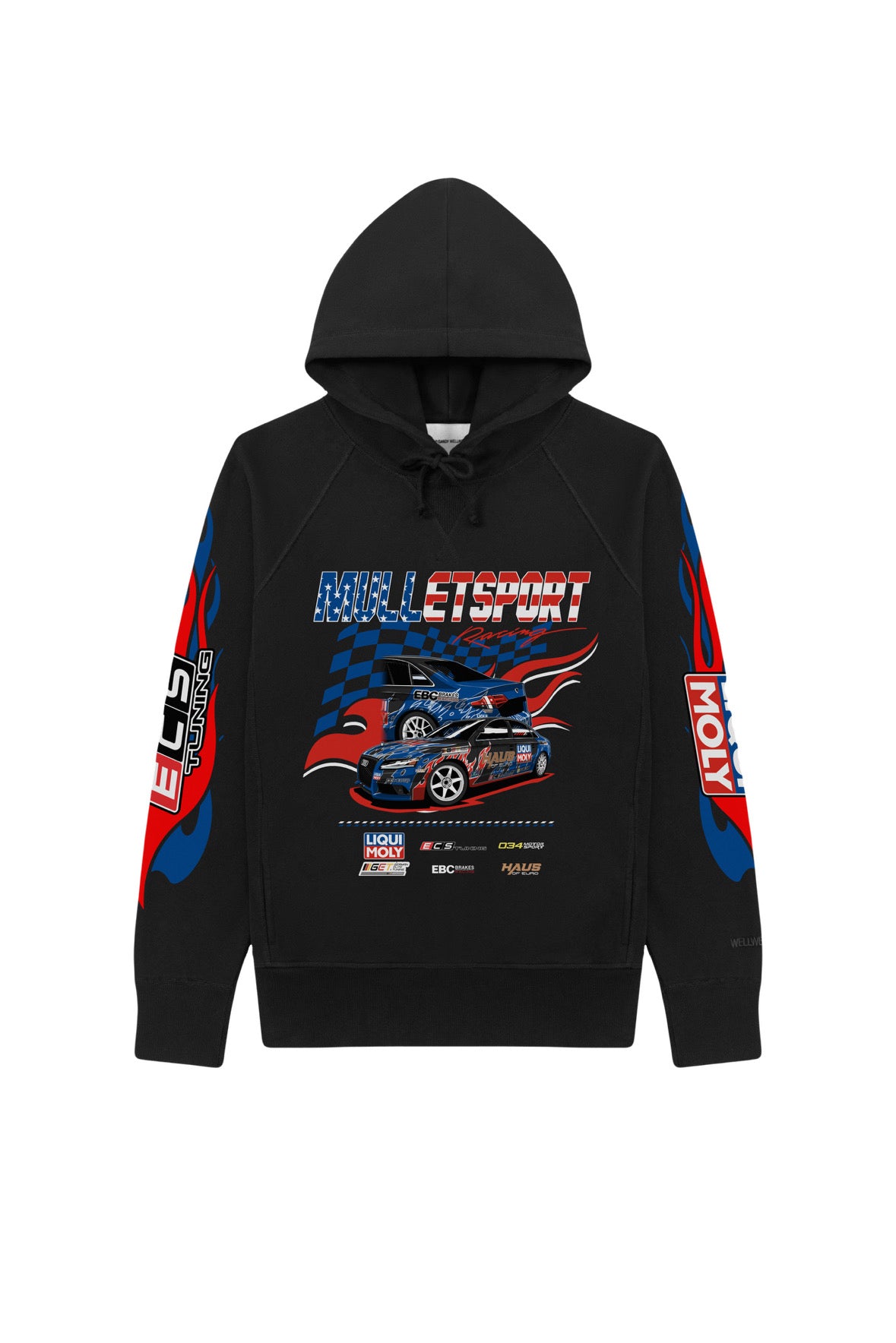 Mulletsport USA Flame Hoodie