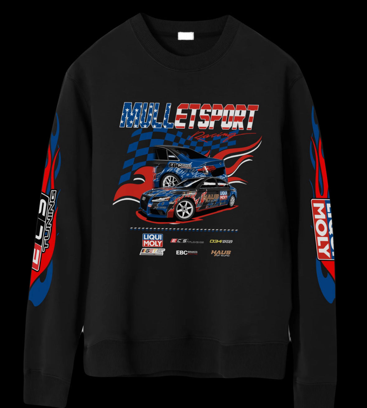 Mulletsport USA Flame Sweatshirt