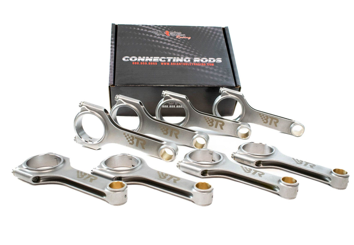 BTR 4340 FORGED H-BEAM RODS 6.125IN W/ARP BOLTS